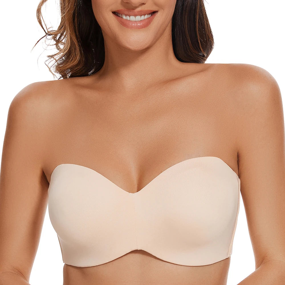 Sheroine™ Strapless Bra – Seamless Lift & High Support