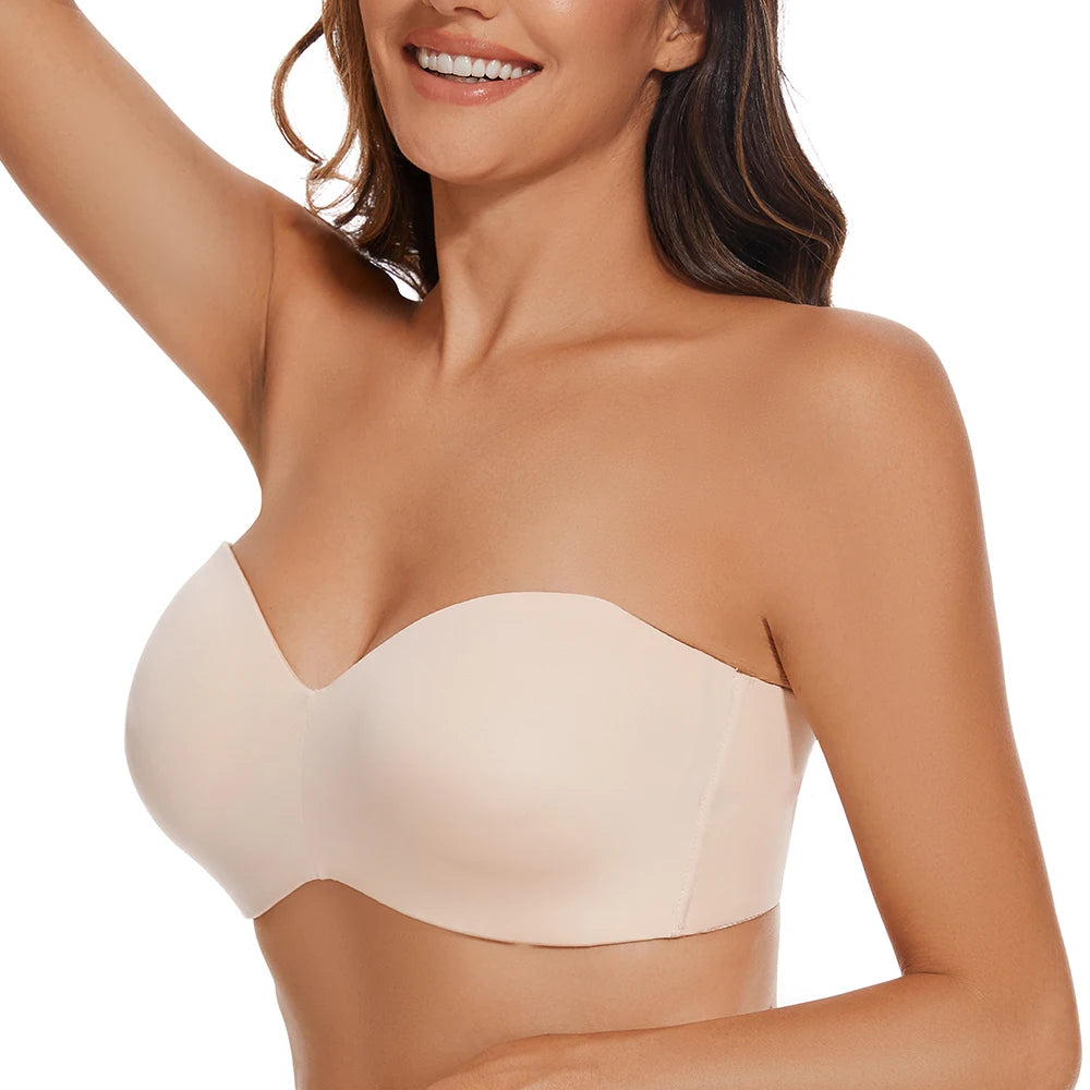 Sheroine™ Strapless Bra – Seamless Lift & High Support