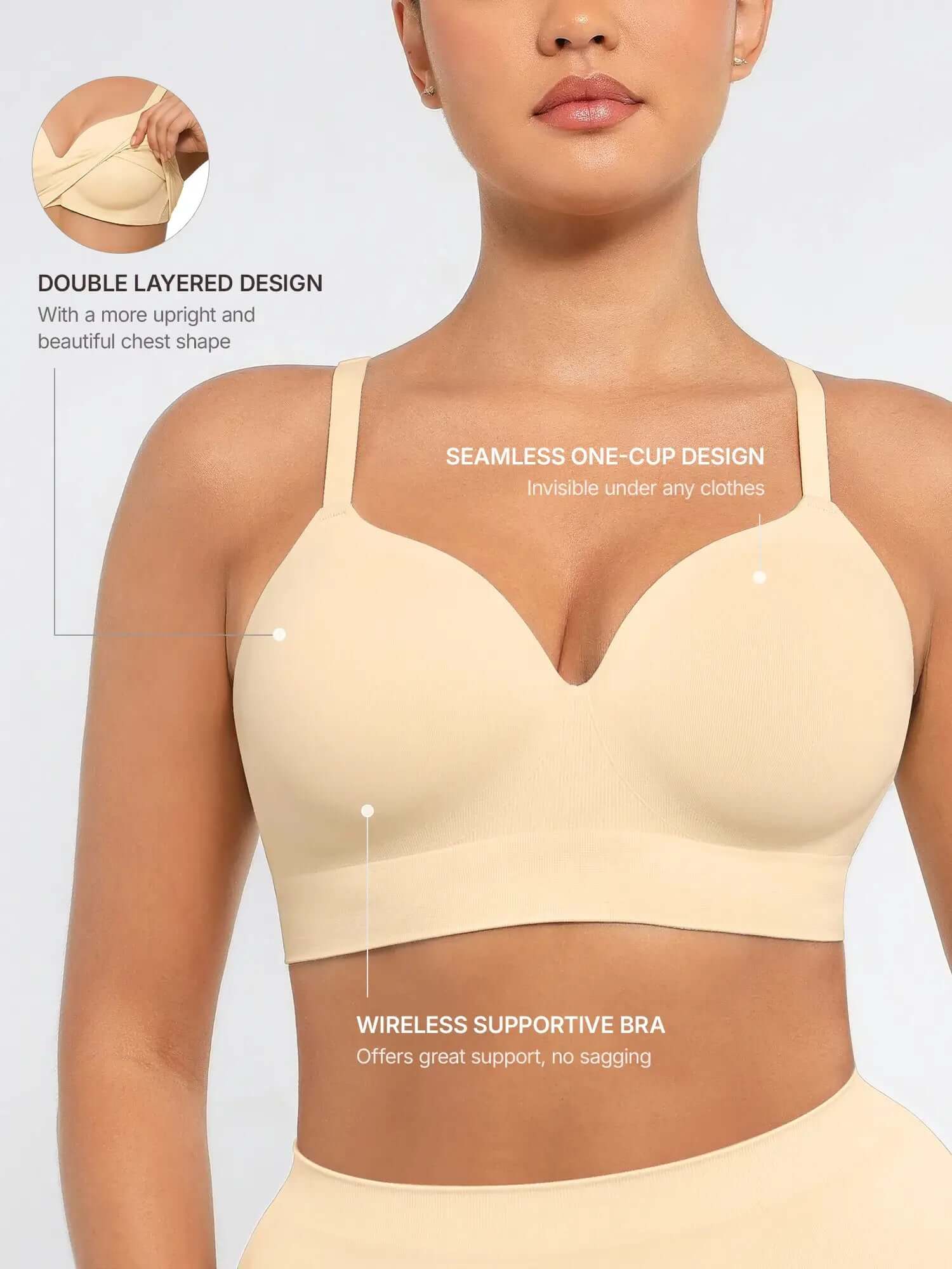 Embrace™ The Wireless Push-Up Bra That Lifts Your Shape & Confidence
