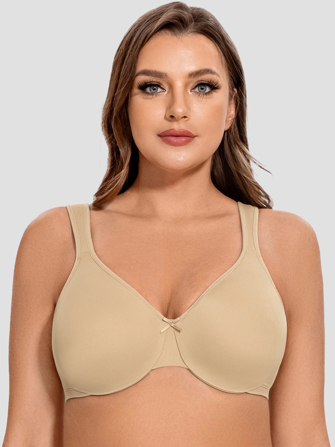 MELENECA Minimizer Bra – Seamless Plus Size Comfort