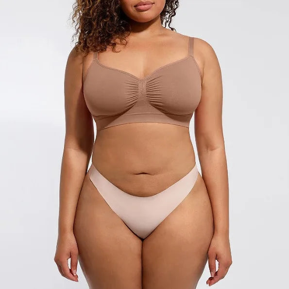 Seamless Wireless Push-Up Bra – Full Coverage & Adjustable