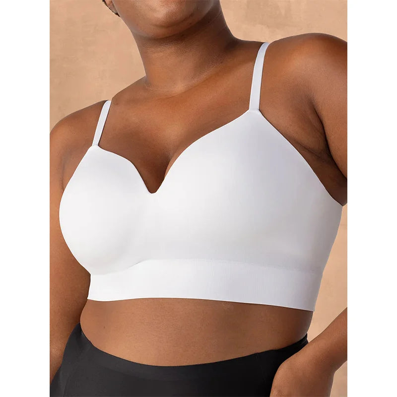 Wireless Plus Size Bra – Shaping, Gather-Up Design