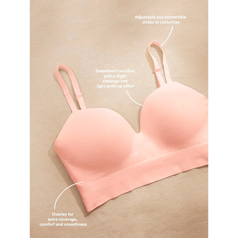 Wireless Plus Size Bra – Shaping, Gather-Up Design