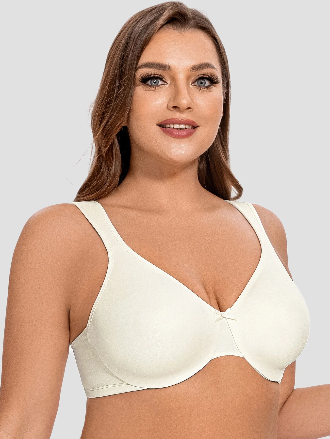 MELENECA Minimizer Bra – Seamless Plus Size Comfort