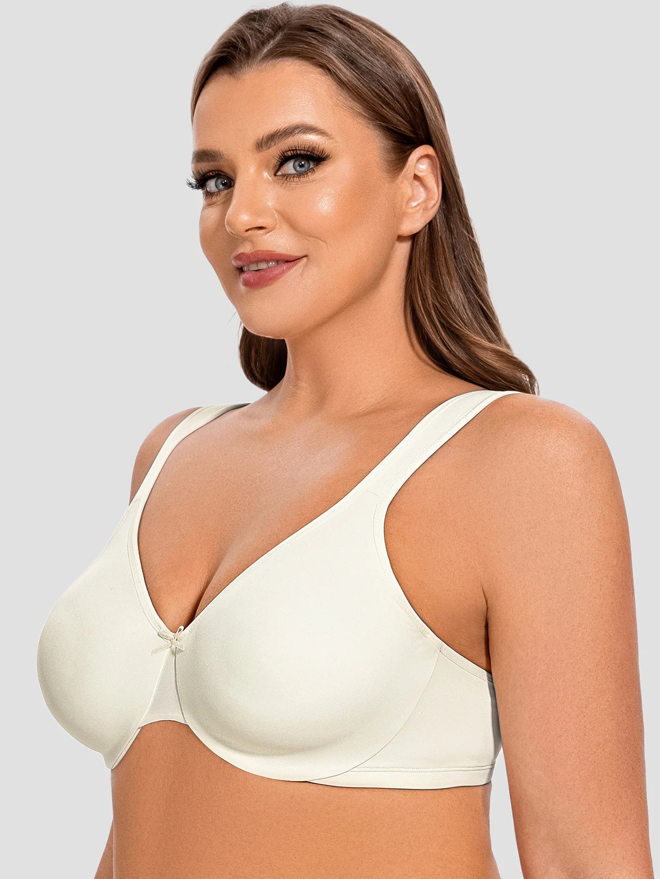 MELENECA Minimizer Bra – Seamless Plus Size Comfort