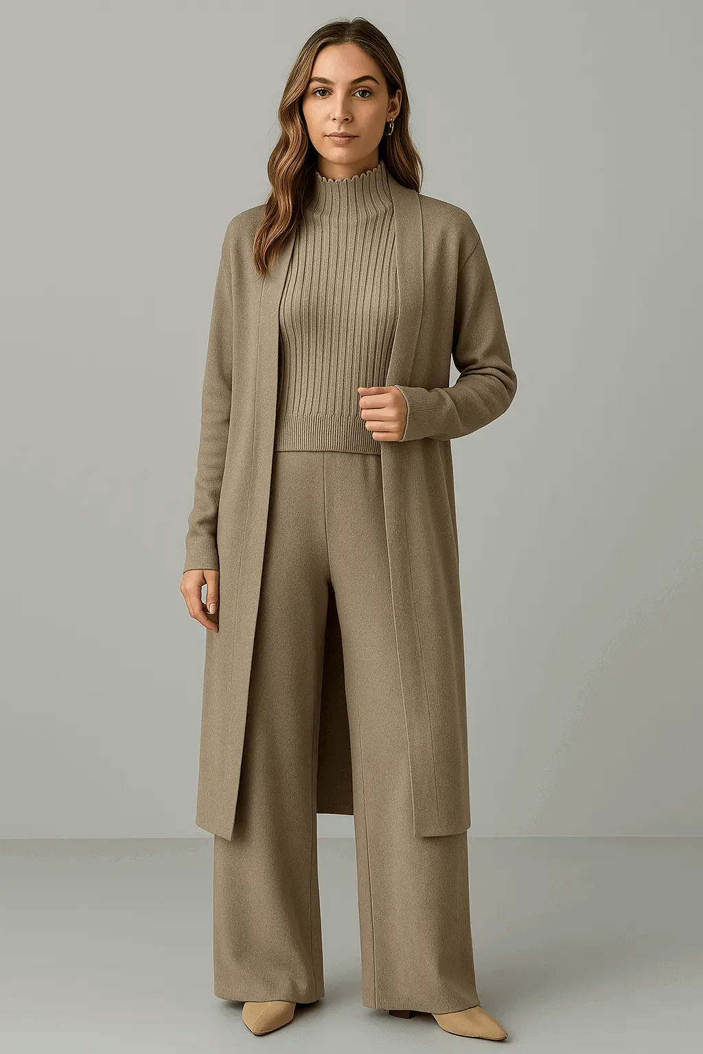 3 Piece Cozy Knit Set – Effortless Warmth & Style