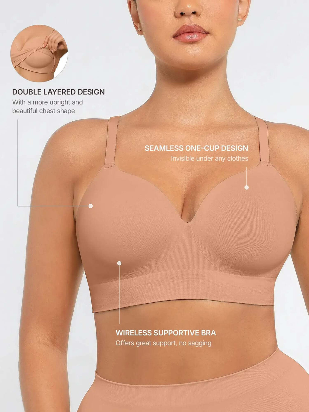Embrace™ The Wireless Push-Up Bra That Lifts Your Shape & Confidence
